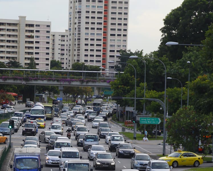 Two lanes along PIE closed after new oil spill
