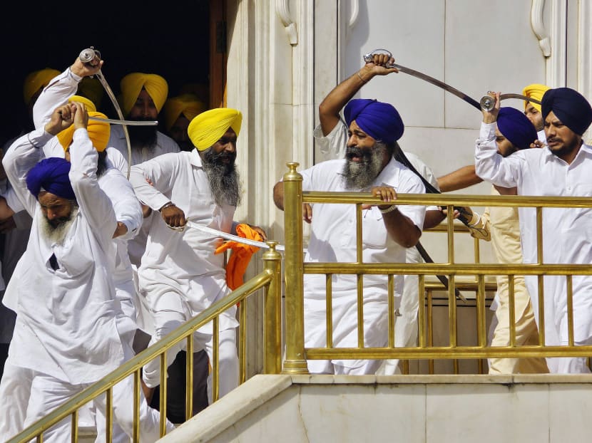 Violent clash erupts as Sikhs mark storming of Golden Temple