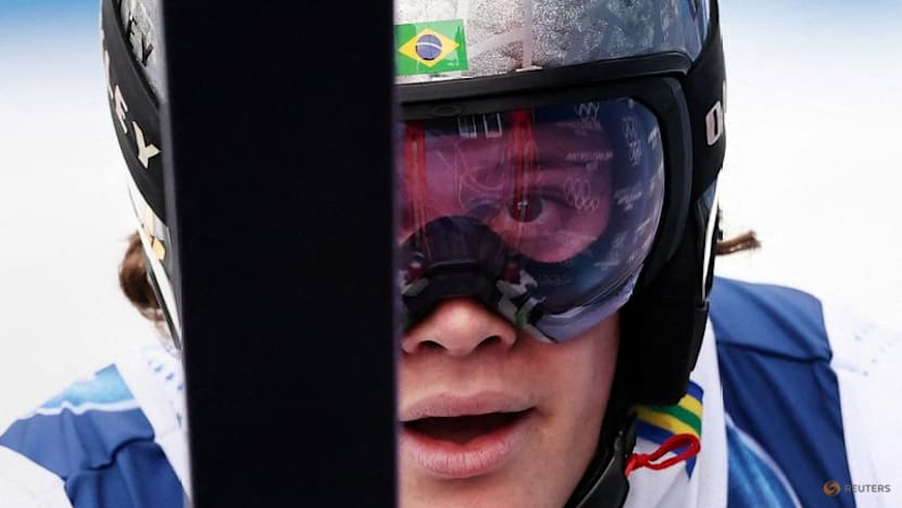 Alpine skiing-Pinheiro Braathen ready for one last dance in Stelvio slalom