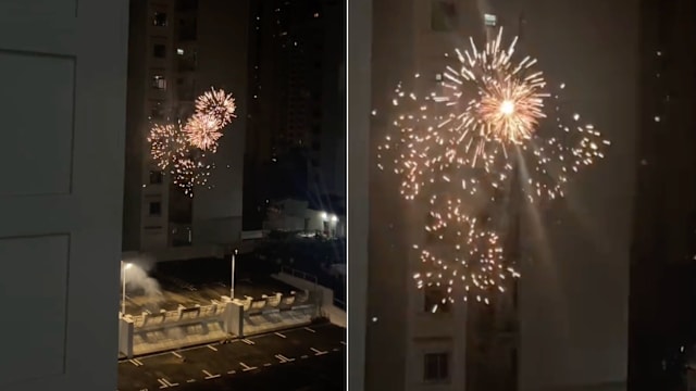 涉嫌停车场非法燃放烟火 警方证实20岁青年被捕