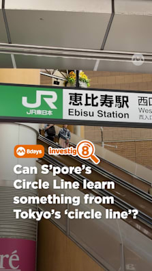 is the Yamanote Line really the GOAT? we decided to compare for ourselves how the Circle Line measures up #8dayssg #8dayssgtrending #sgtiktok #tokyo #railfans 