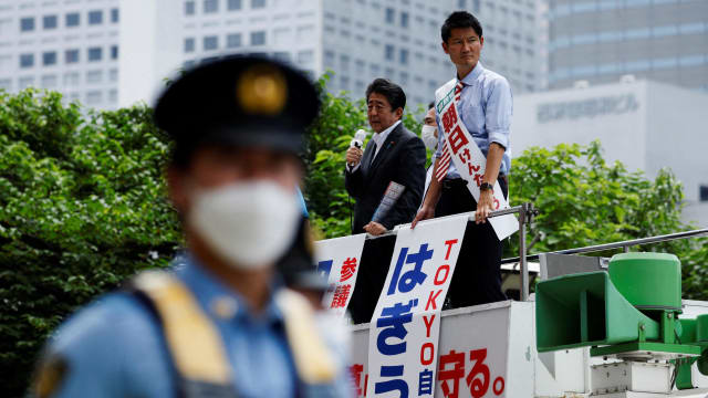 枪手声称对安倍“不满” 因此想要杀死他