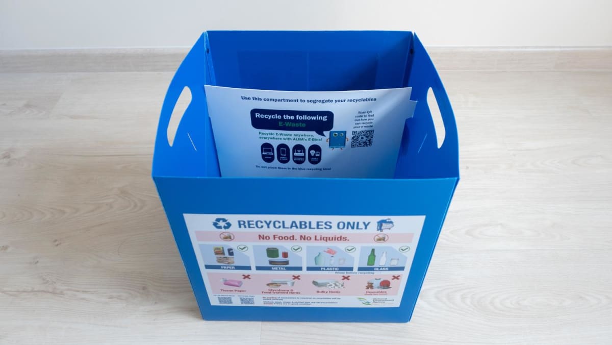 Free foldable recycling box for all residential households; nationwide ...