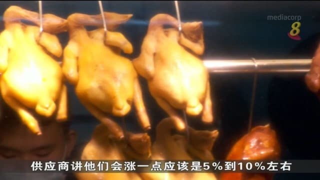 受访餐馆：鸡只供应数量比之前少 价格贵一成