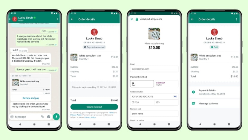 WhatsApp launches in-app feature for Singapore users to pay local businesses