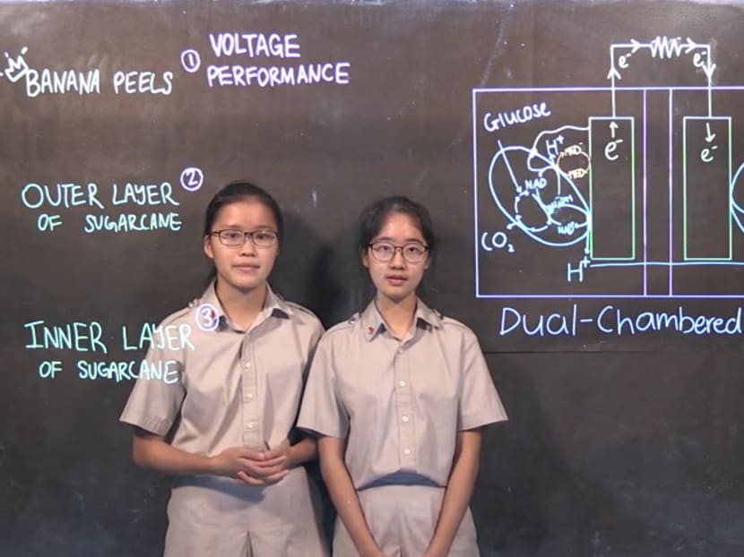 National Junior College students Jenevieve Ho and Emma Tan were selected from a regional shortlist of 100 to attend the annual Google Science Fair in California in July this year. National Junior College students Jenevieve Ho and Emma Tan were selected from a regional shortlist of 100 to attend the annual Google Science Fair in California in July this year.