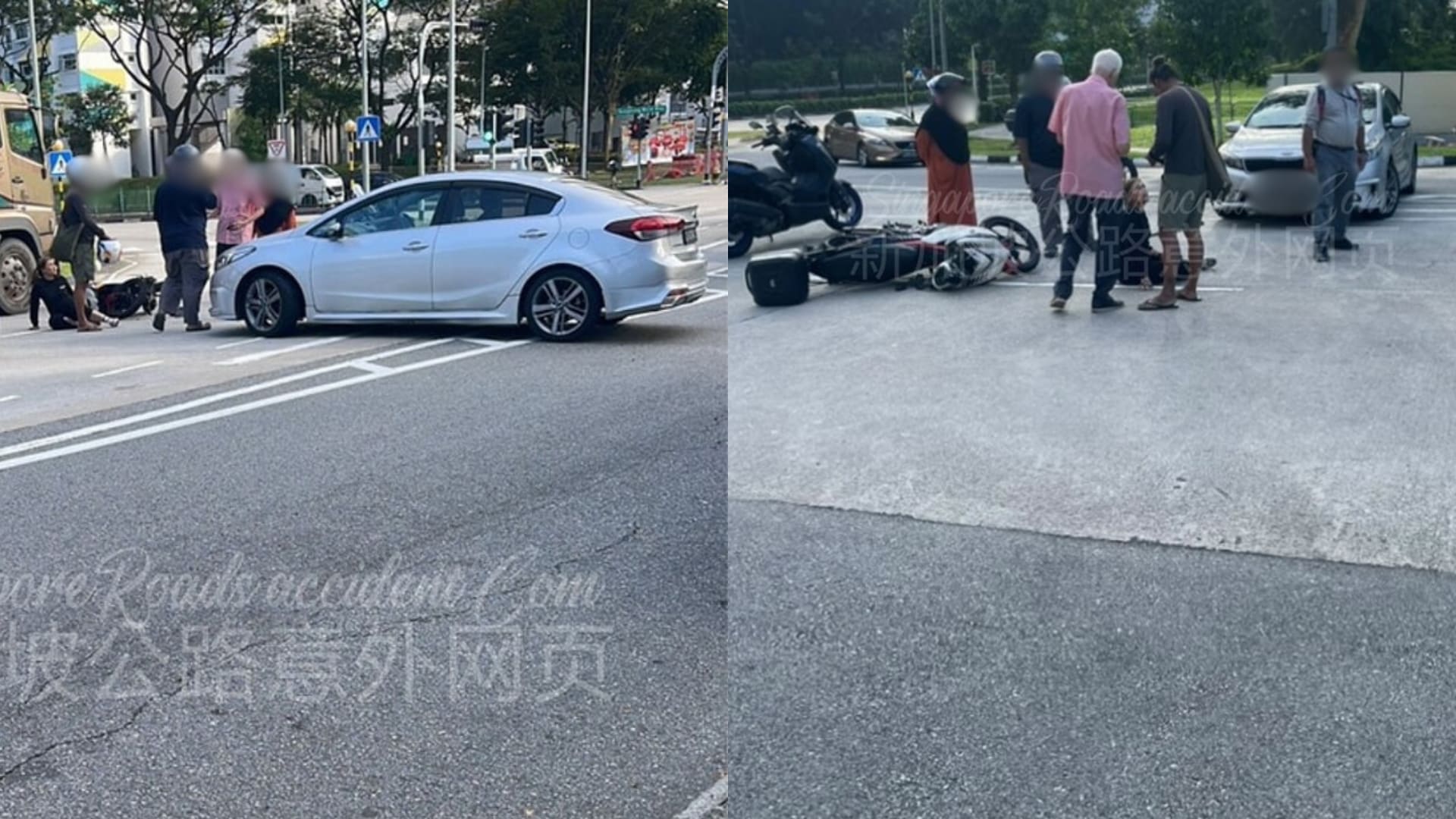 摩托车汽车相撞酿两伤72岁男司机助查- 8world