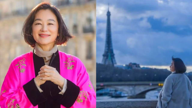 林青霞拜年来咯！人在巴黎喜气洋洋