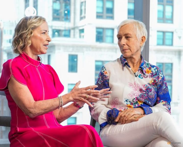 Rivals, soulmates and survivors, Chris and Martina together again in New York