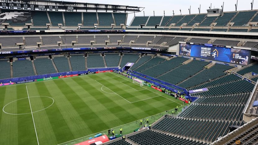Stadium gates opening for France v Iraq game delayed amid 'inclement' weather - organisers