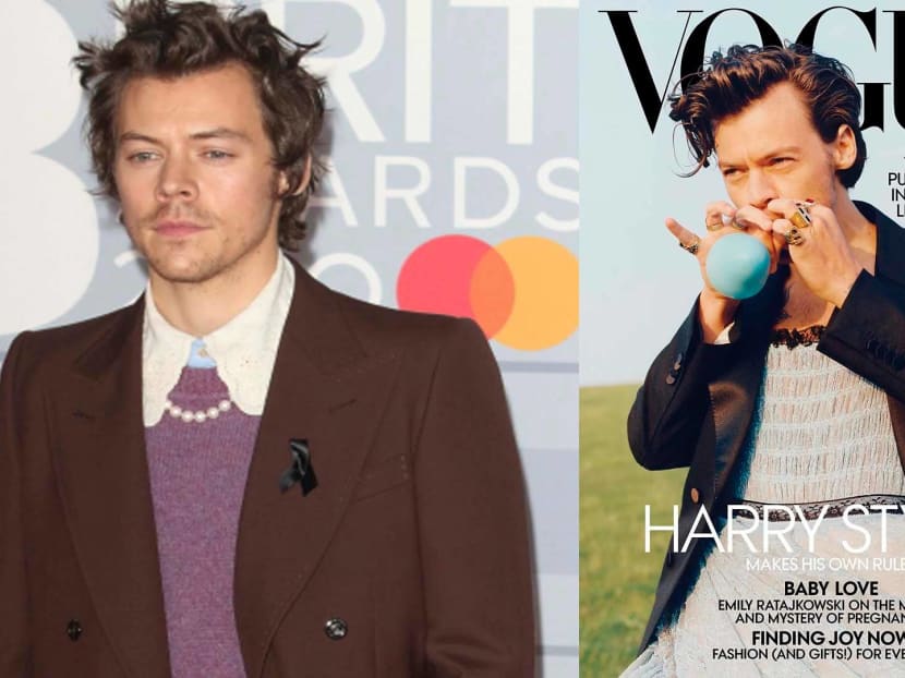 Harry Styles Wears A Dress On Vogue Cover, Says Women's Clothes Are "Amazing"