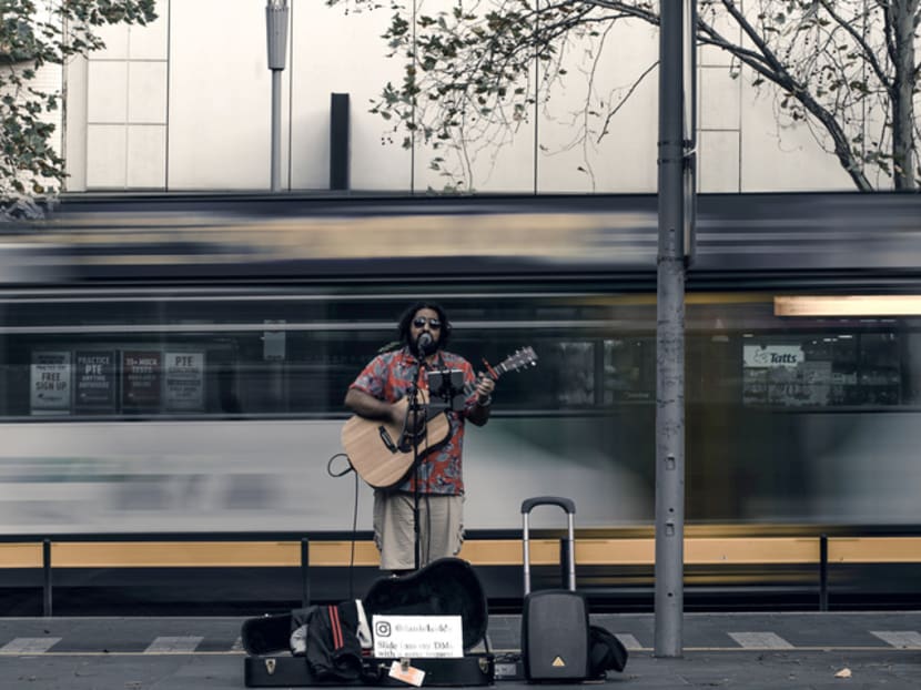 Musician Daniel Sidhanand (pictured) suggested that buskers could undergo regular swab tests to show they are free of Covid-19 if it means a chance to perform live again. Musician Daniel Sidhanand (pictured) suggested that buskers could undergo regular swab tests to show they are free of Covid-19 if it means a chance to perform live again.