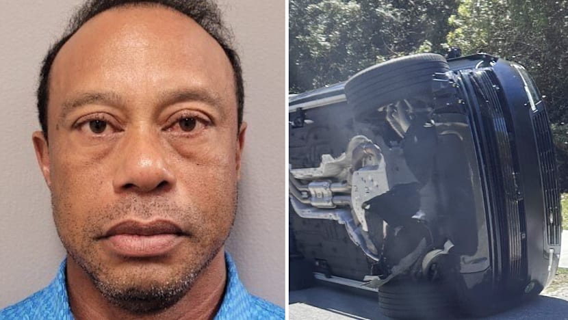 Tiger Woods arrested and charged with driving under influence after Florida car crash