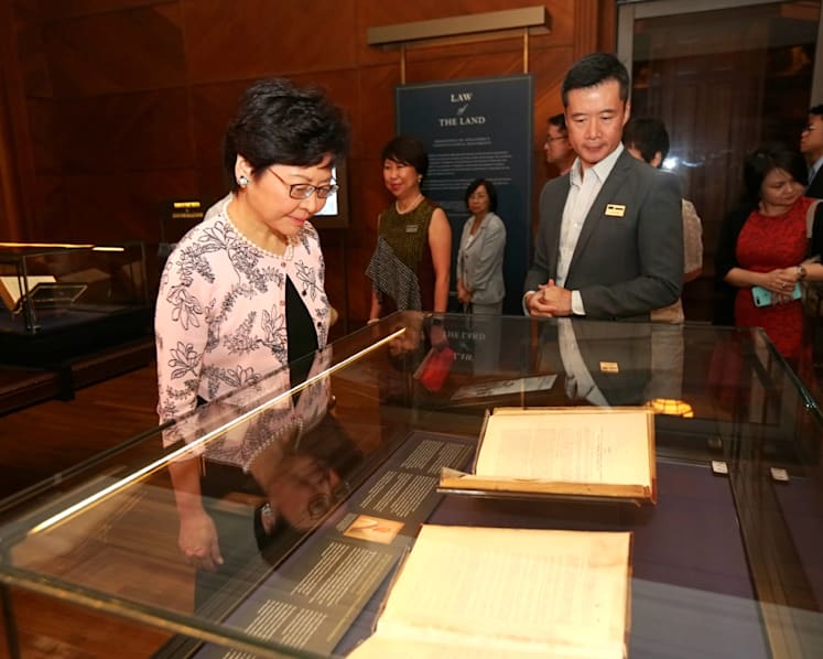 Carrie Lam lauds close Singapore-Hong Kong ties, looks ahead to closer bonds