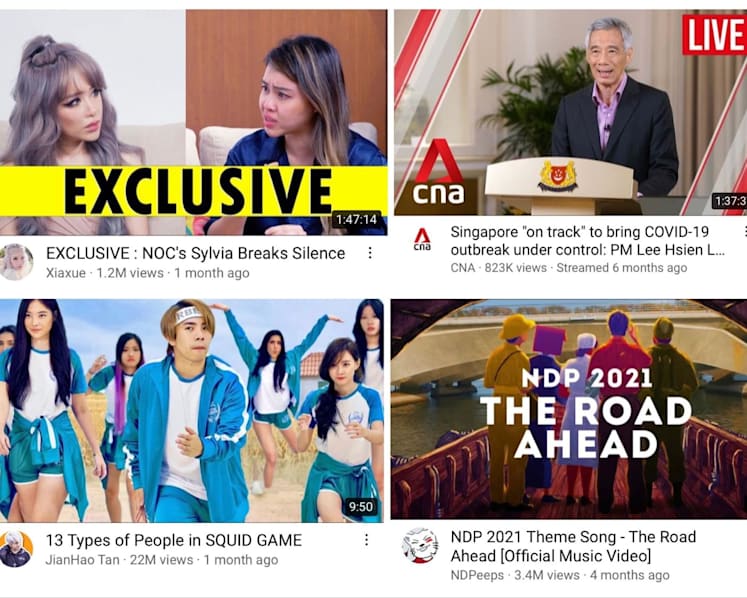 What Singaporeans watched most on YouTube in 2021