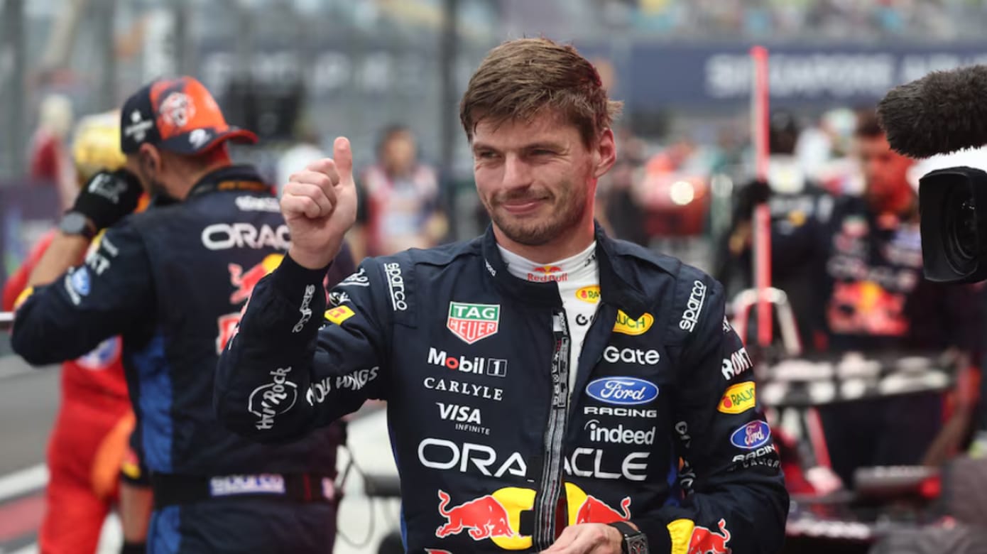 F1新加坡大奖赛排位赛 维斯塔潘夺得生涯首个新加坡站杆位