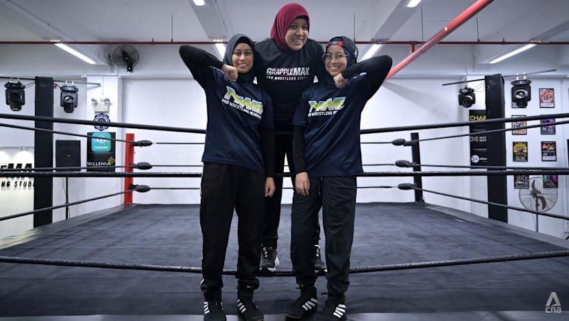 ‘I’m not doing anything wrong’: How these hijabis are breaking barriers in Singapore’s pro wrestling scene