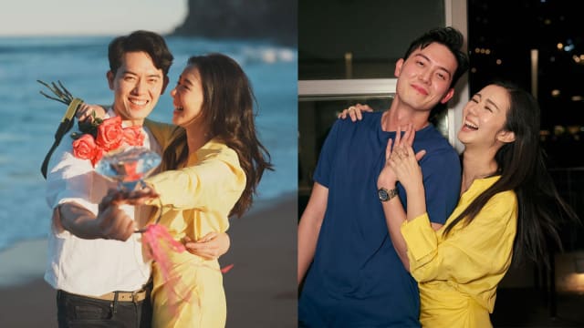 主动向飞行员男友盛劲为求婚　麦明诗：We Said Yes！