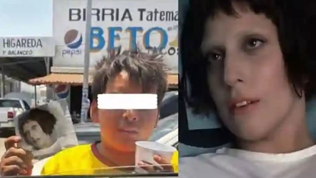 男童街头为“重病阿姨”募款　路人一看照片竟是Lady Gaga！