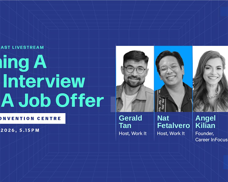 How to recover from a bad job interview: CNA's Work It Podcast goes live at Career Forward on Mar 28