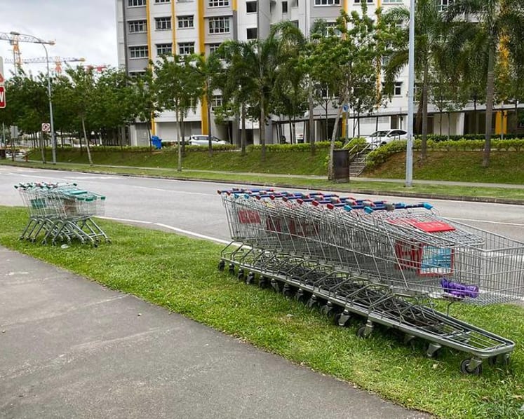 Can the problem of abandoned supermarket trolleys ever be solved in Singapore?