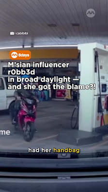 Her bag may have been snatched, but not 👏🏼 her 👏🏼 energy 👏🏼 ⚡️⚡️⚡️ #8dayssg #8dayssgtrending #malaysia #snatched #malaysiatiktok