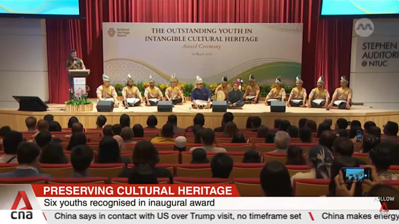 Youth award winners keeping Singapore’s cultural traditions alive
