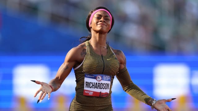 美国女飞人理查森10.71秒女子百米夺冠 取得巴黎奥运参赛资格 