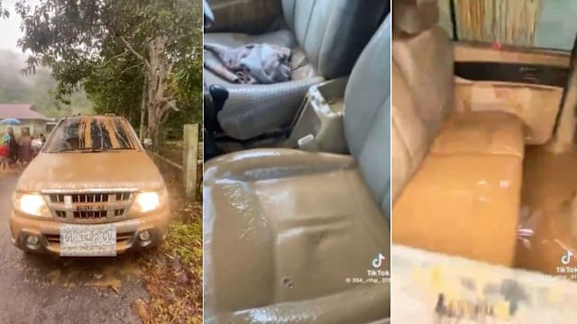 车子浸泡泥浆十小时仍能发动 印尼网民称其“坦克”