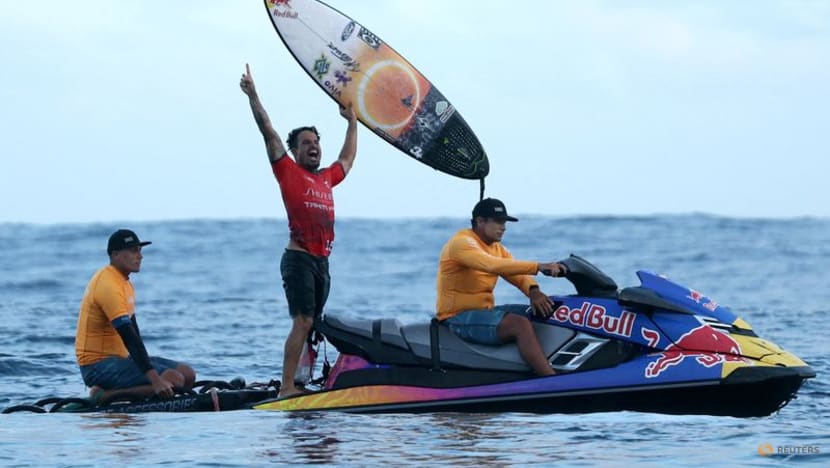 Surfing-Brazil's Ferreira wins Tahiti Pro in epic Olympic appetizer Surfing-Brazil's Ferreira wins Tahiti Pro in epic Olympic appetizer