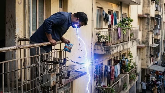 吐含唾液槟榔渣碰到高压电线 印度男子疑遭回传电流电毙
