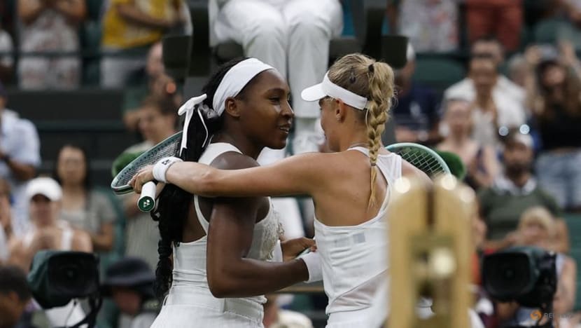 Emotional Gauff blames switch from clay to grass for Wimbledon defeat Emotional Gauff blames switch from clay to grass for Wimbledon defeat