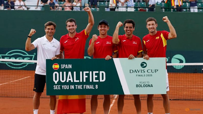 Spain reach Davis Cup Final 8 with dramatic fightback, Belgium edge Australia