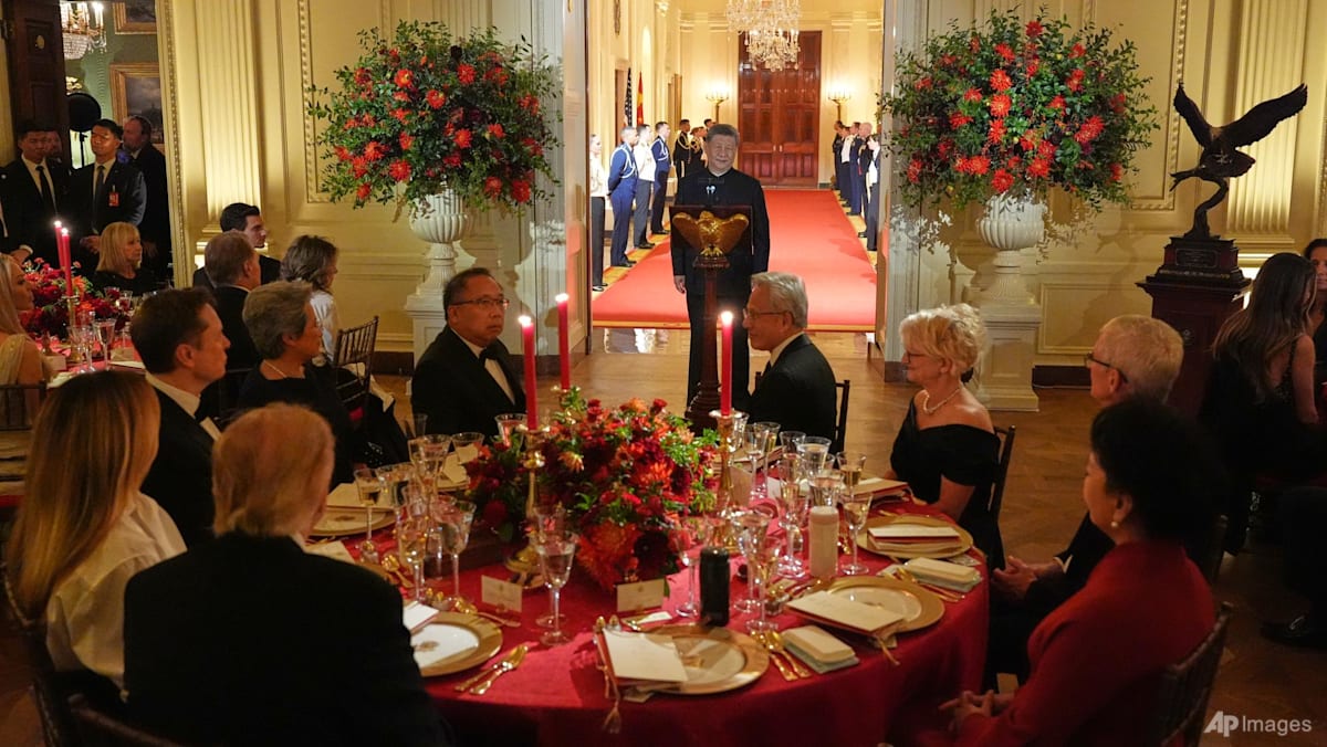 Xi’s CEO-free delegation at Trump state dinner spotlights strains in US-China business ties - CNA