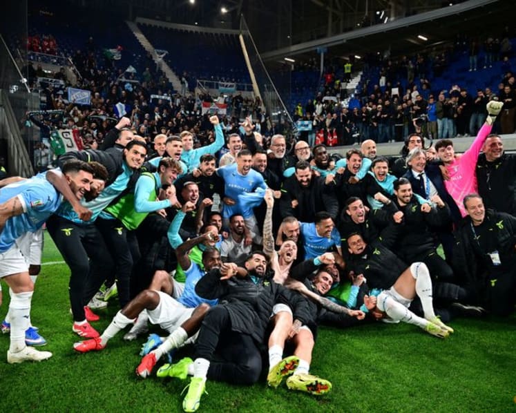 Motta saves four as Lazio beat Atalanta on penalties to reach Coppa Italia final
