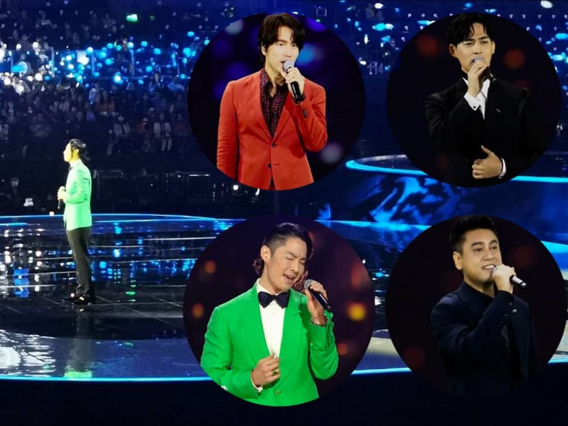 Only Vanness Wu made it to the event.