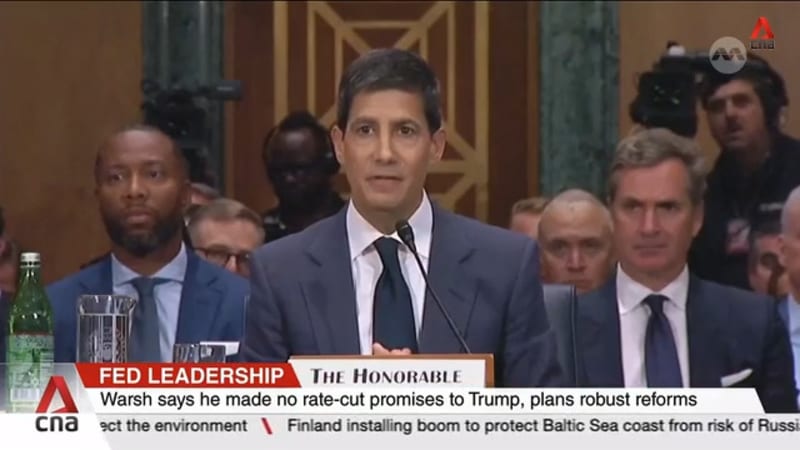 Donald Trump's pick to lead US Fed faces scrutiny at Senate hearing