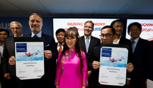 Airbus seals VietJet deal as hopes rise at air show for tariff rollback