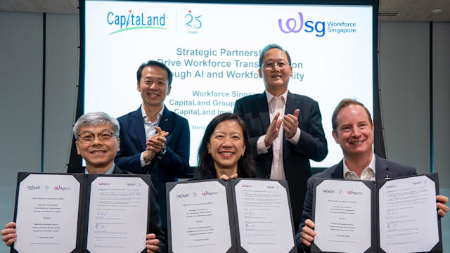 凯德集团同劳动力发展局 注资700万元通过AI推动劳动力转型
