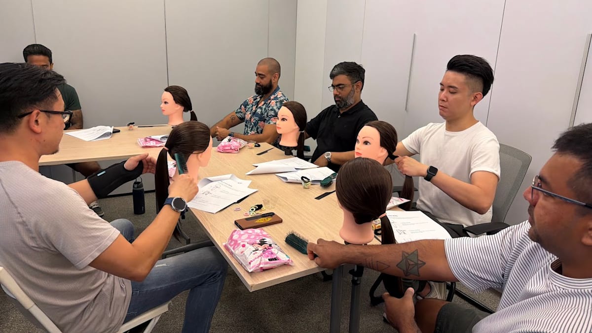 Dads and Braids: These stay-at-home dads started a workshop to help fathers style their daughters’ hair