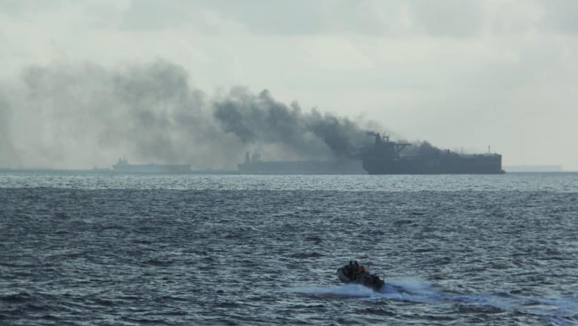 Fire onboard 2 tankers: 2 crewmen airlifted to hospital, remaining crew accounted for