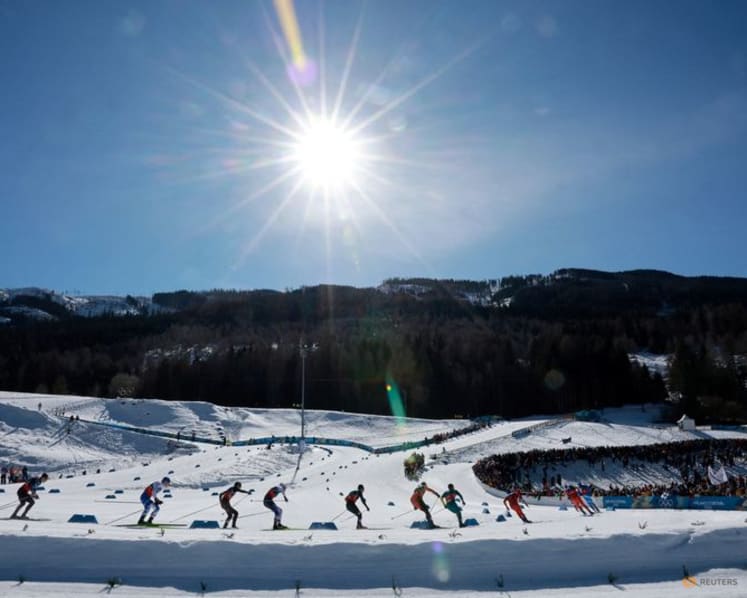 Crosscountry-Norway win men's team sprint to deliver Klaebo fifth Games gold