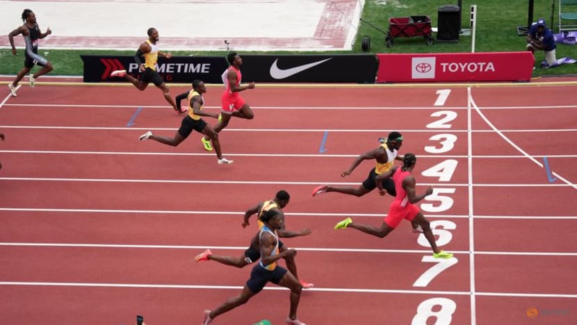 Lyles clocks world's fastest 200m this year in heated US trials race