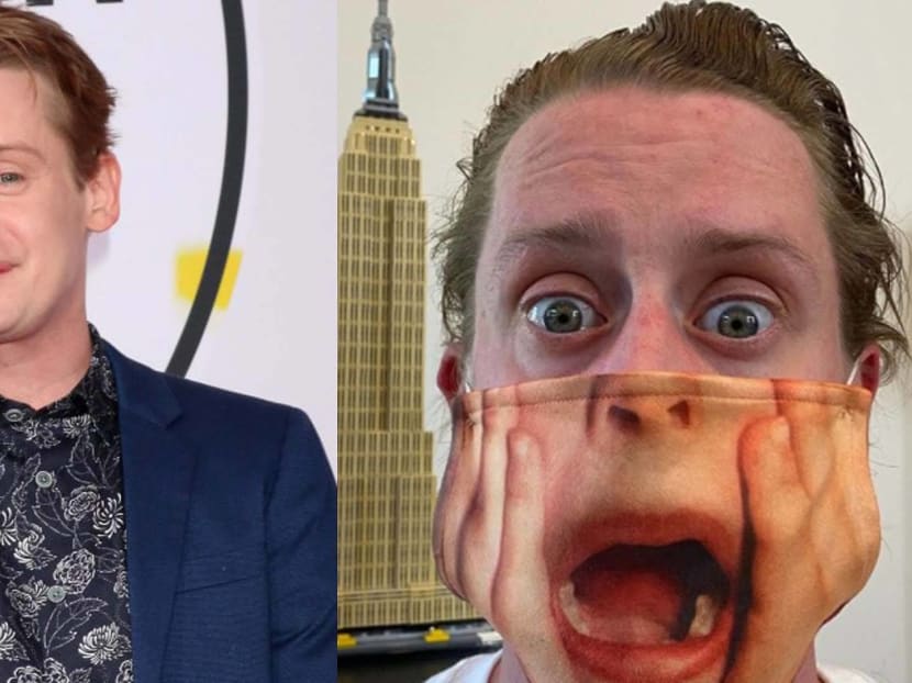 Macaulay Culkin's Home Alone-Themed Face Mask Is Both Funny And Creepy