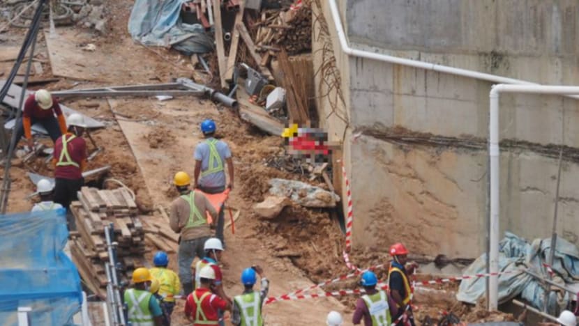 1 worker killed in accident at Mandalay Road construction site