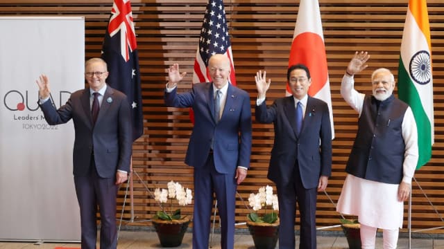 四方会议在东京举行 与会领袖承诺捍卫印太自由