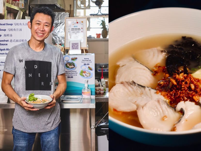 Former Naked Finn chef opens fish soup hawker stall at Golden Mile Food Centre