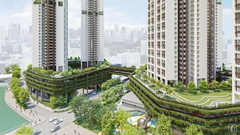 High demand for 4-room flats in first BTO projects with prime area rules; units more than twice oversubscribed