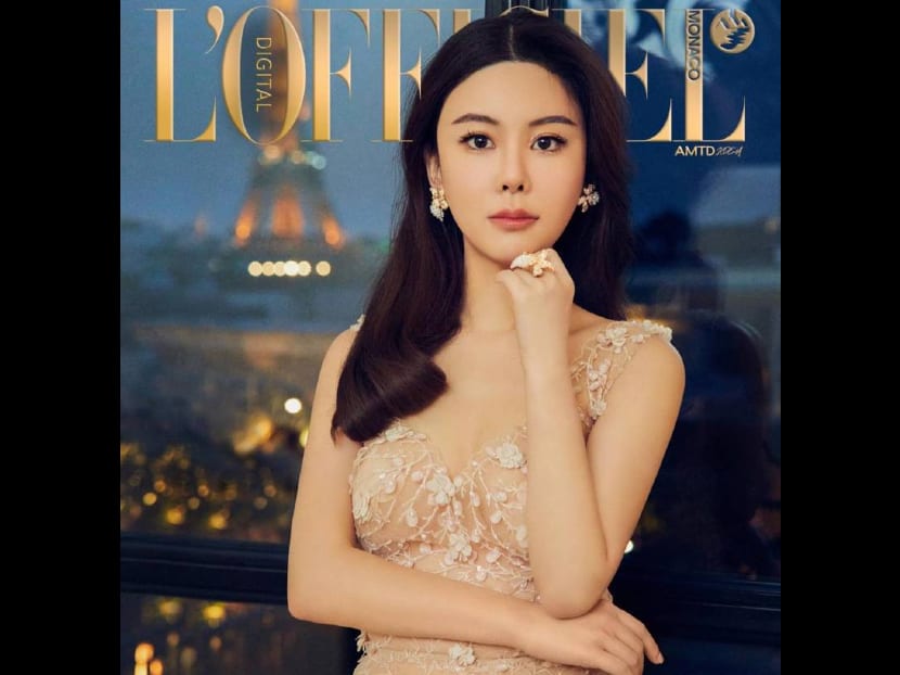 Hong Kong social media influencer Abby Choi recently appeared on the digital cover of L'Officiel Monaco fashion magazine (pictured). Hong Kong social media influencer Abby Choi recently appeared on the digital cover of L'Officiel Monaco fashion magazine (pictured).