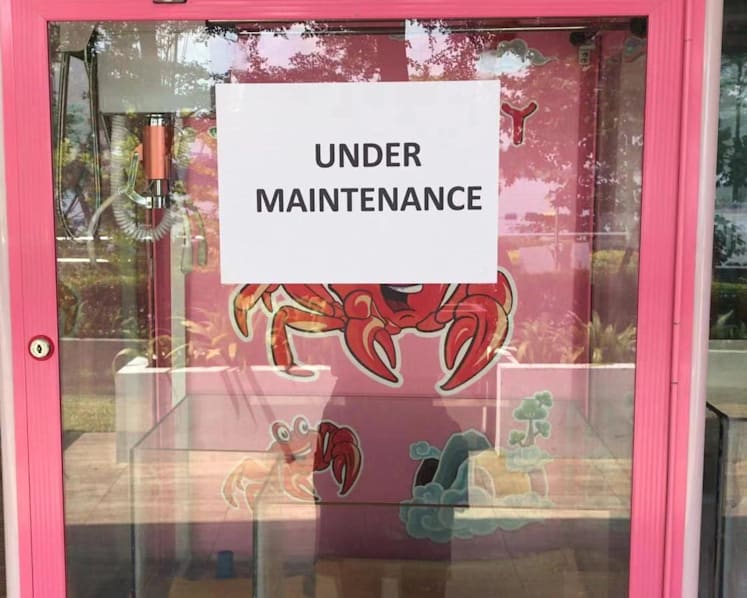 Live crab claw machine ‘under maintenance’ for the time being: House of Seafood owner